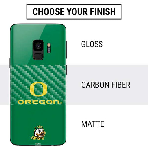 University of Oregon Yellow O with Text Galaxy S9 Skin